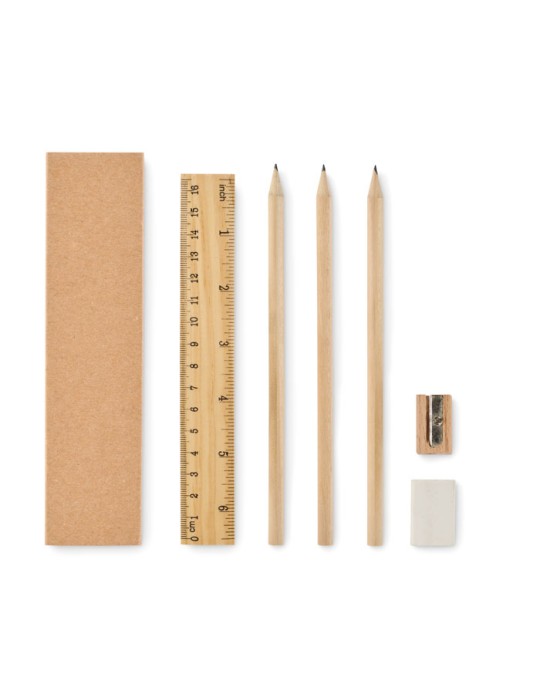 Set d'écriture personnalisé boîte en papier STOX