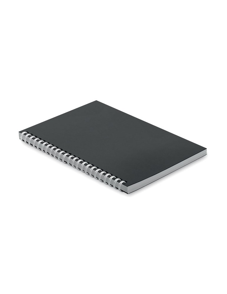Cahier A5 en carton recyclé publicitaire RECARNOTE