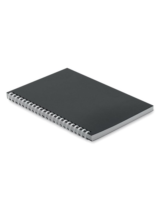 Cahier A5 en carton recyclé publicitaire RECARNOTE