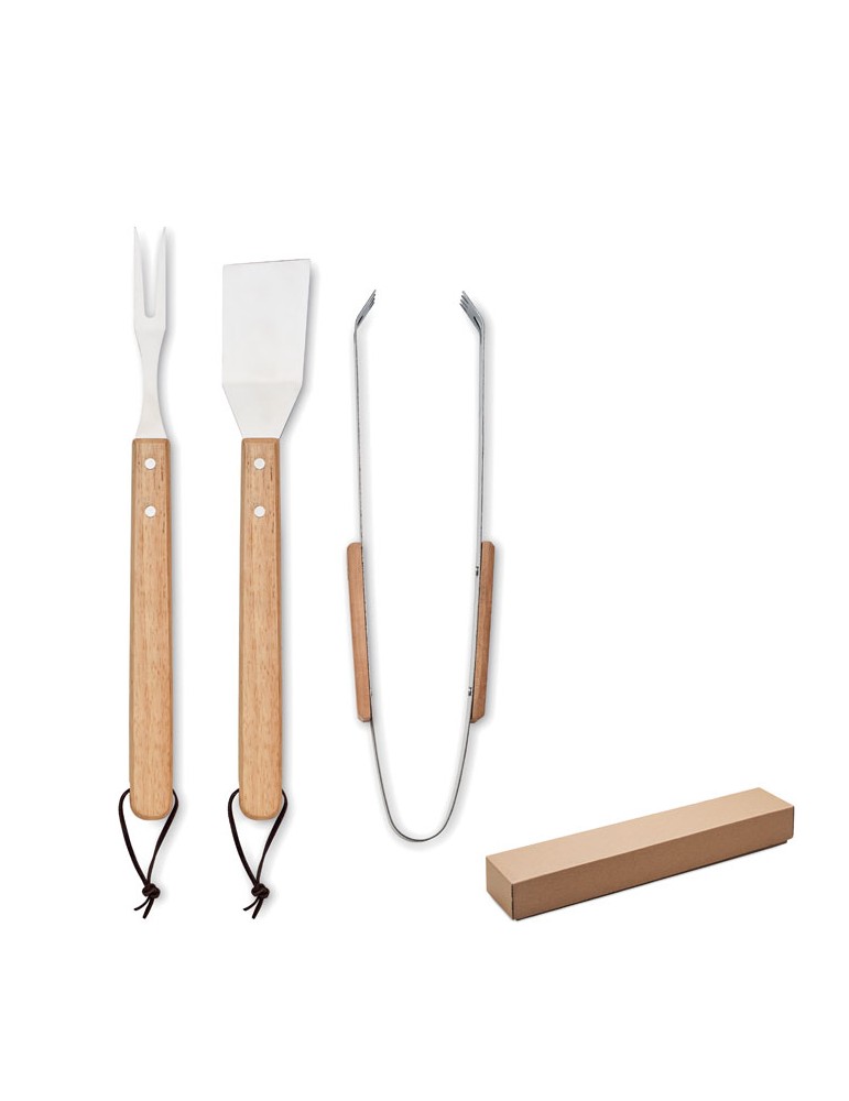 Set de barbecue  en chêne SMOKEY