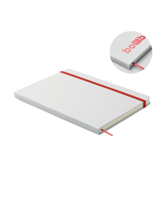 Carnet personnalisé A5 à couleur révélée ROUTE WHITE