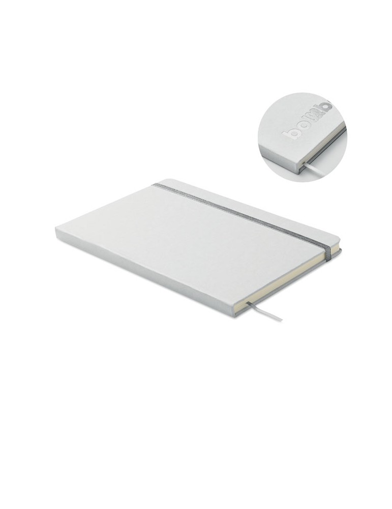 Carnet personnalisé A5 à couleur révélée ROUTE WHITE