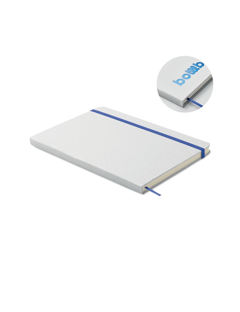 Carnet personnalisé A5 à couleur révélée ROUTE WHITE