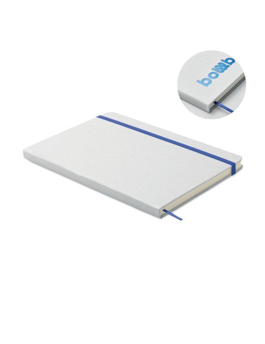 Carnet personnalisé A5 à couleur révélée ROUTE WHITE