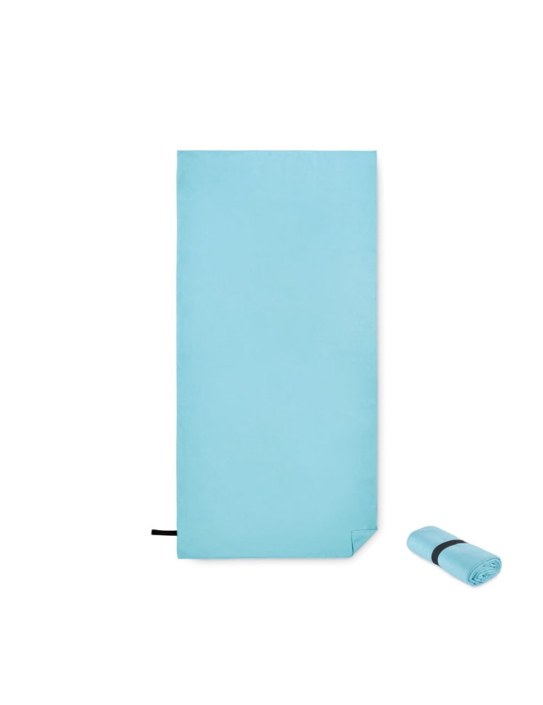 Serviette microfibre double face publicitaire WAXOFF