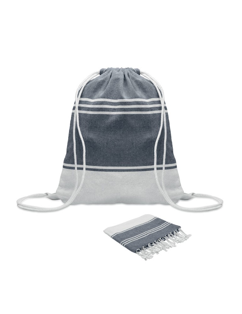 Fouta et sac assorti publicitaires HAMMA