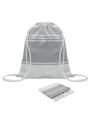 Fouta et sac assorti publicitaires HAMMA 2