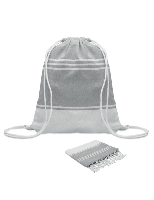 Fouta et sac assorti publicitaires HAMMA