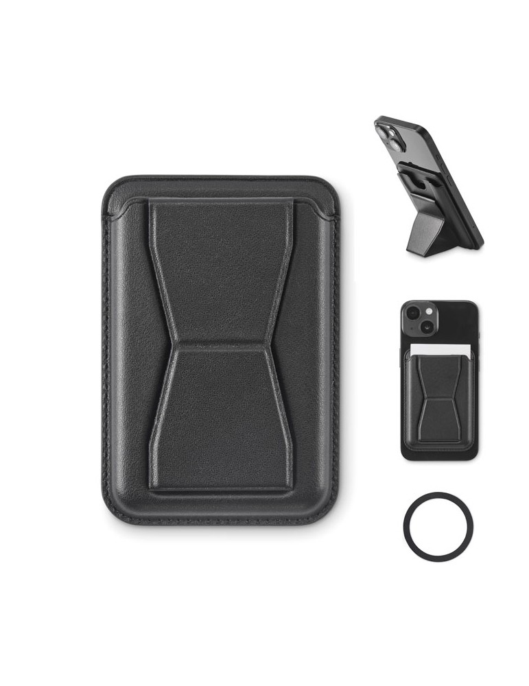 LEAMAG Porte-cartes magnétique en PU
