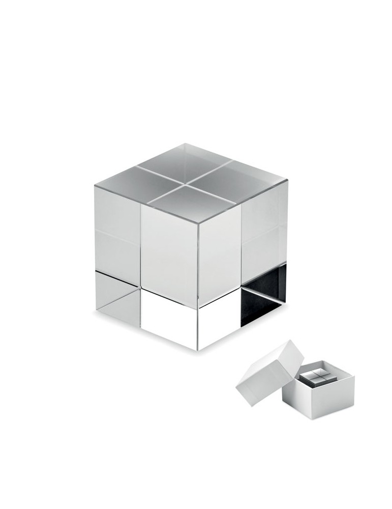 KUBEWARD Trophée en verre Cube