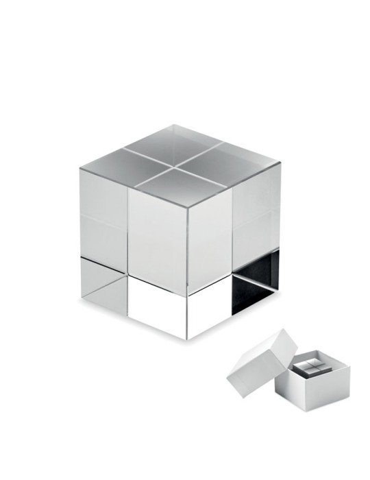 KUBEWARD Trophée en verre Cube