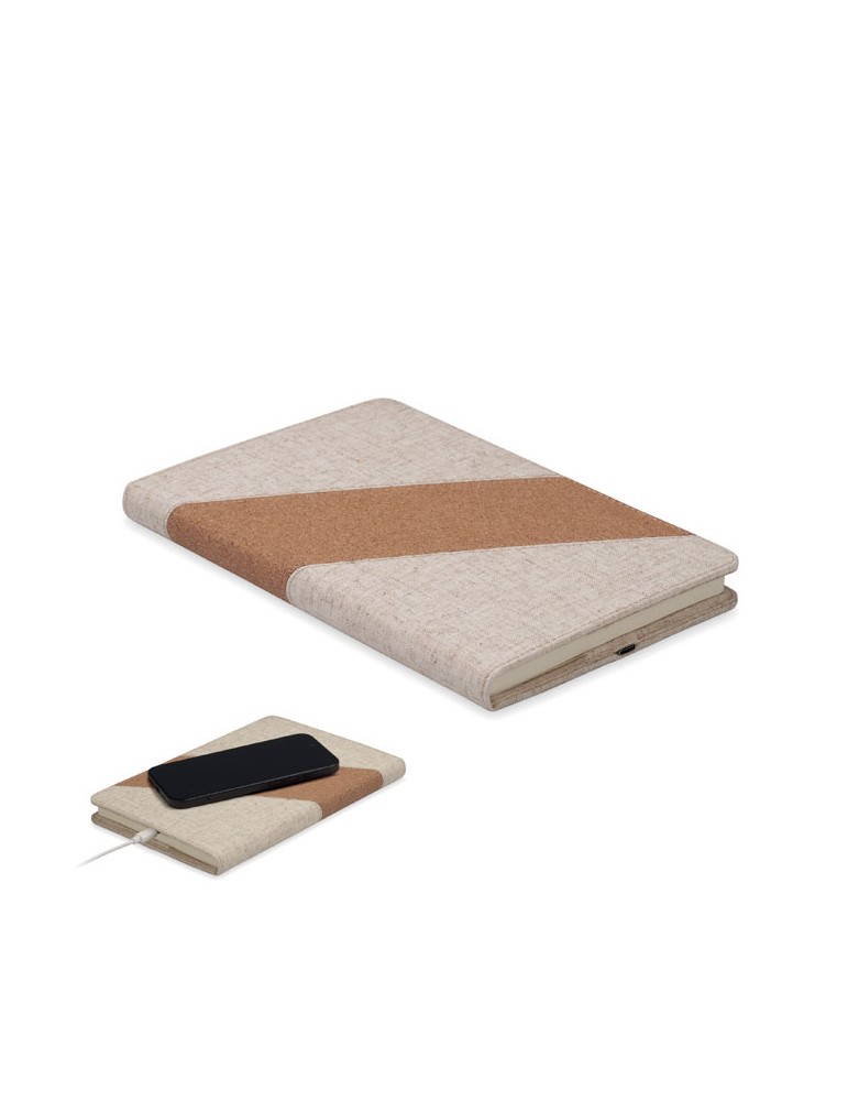 CORTONA Carnet A5 avec chargeur 15W