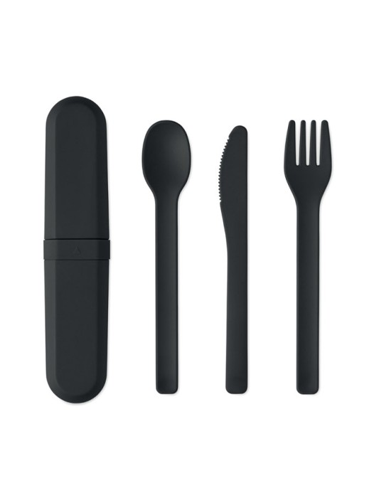BITEFUL Set de couverts et étui en PLA