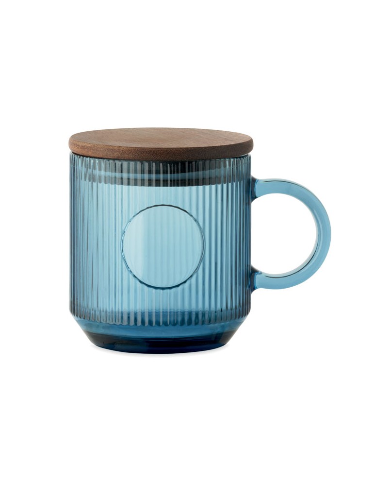 VITRIO MUG Mug en verre strié 300ml