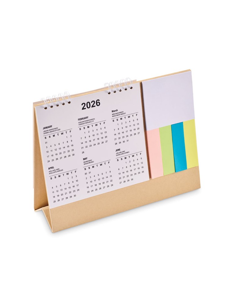 CALENDOO Calendrier de bureau avec mémo