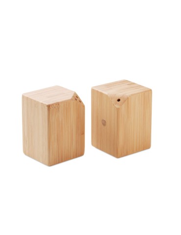 BOTH Set sel et poivre en bambou