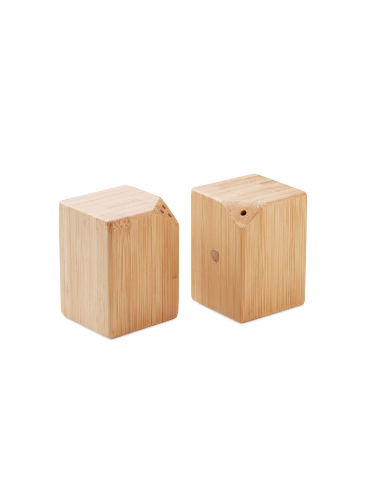 BOTH Set sel et poivre en bambou
