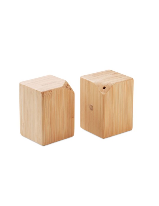 BOTH Set sel et poivre en bambou