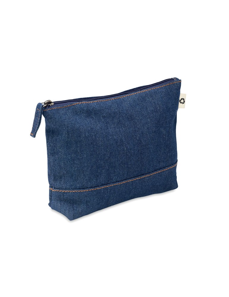 Trousse en Denim Recyclé et Personnalisée pas cher