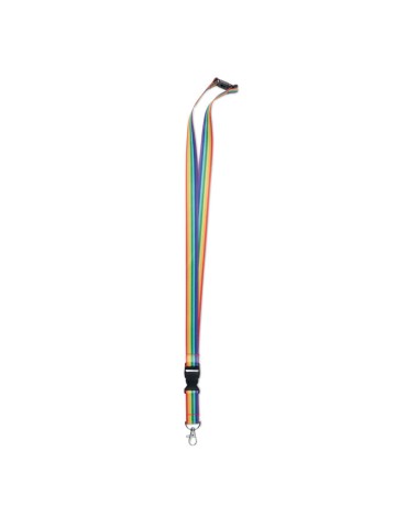 Lanyard Arc-en-Ciel - Personnalisé BOWYARD pas cher