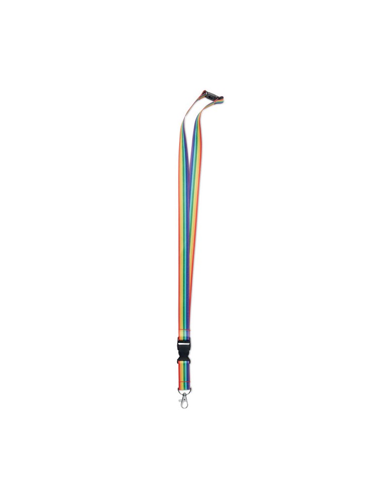 Lanyard Arc-en-Ciel - Personnalisé BOWYARD pas cher