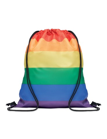 Sac à Cordon Arc-en-Ciel RPET BOW - Personnalisé Cadeau