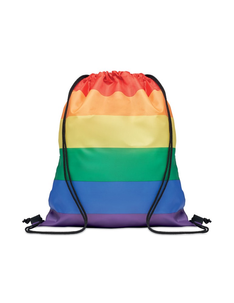 Sac à Cordon Arc-en-Ciel RPET BOW - Personnalisé Cadeau