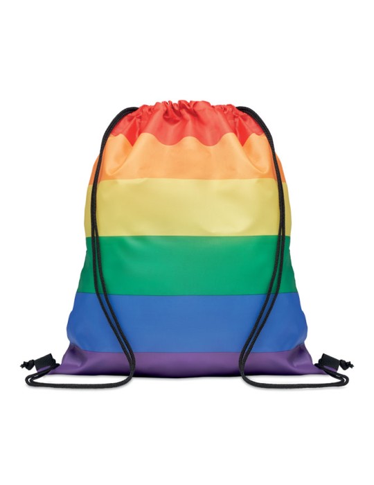 Sac à Cordon Arc-en-Ciel RPET BOW - Personnalisé Cadeau