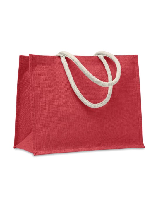 Sac Shopping en Jute AURA et Élégant Personnalisée pas cher