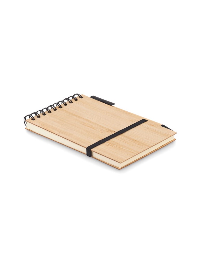 Bloc-Notes A6 en Bambou - Personnalisé et Pratique pas cher