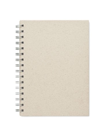 Carnet à spirales A5  personnalisée pas cher GRASS BOOK