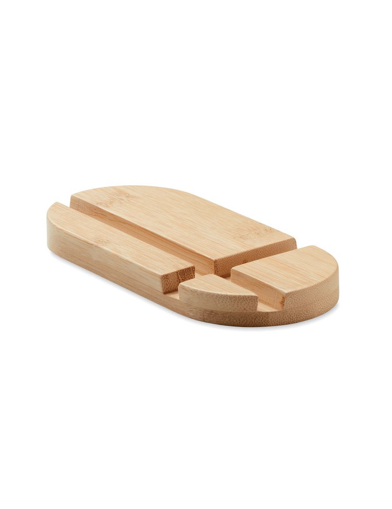 Support Tablette Pratique en Bambou Personnalisé pas cher