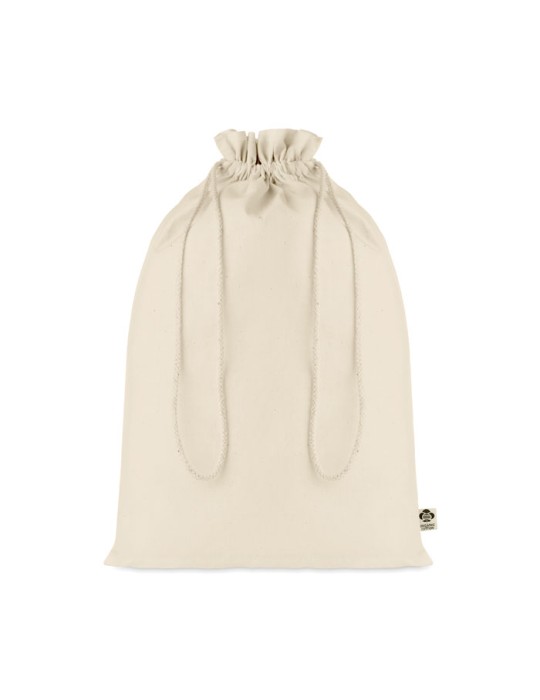 Sac cadeau  en coton bio Personnalisé L AMBER LARGE pas cher