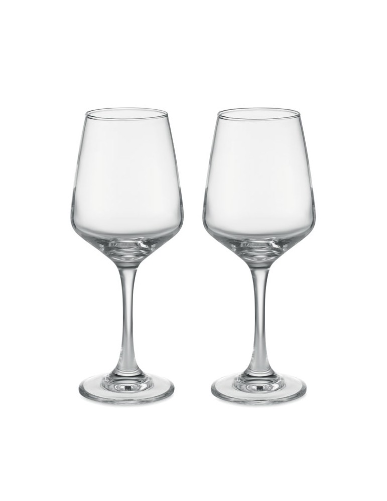 Verres à vin personnalisés - Ensemble de 2 CHEERS pas cher