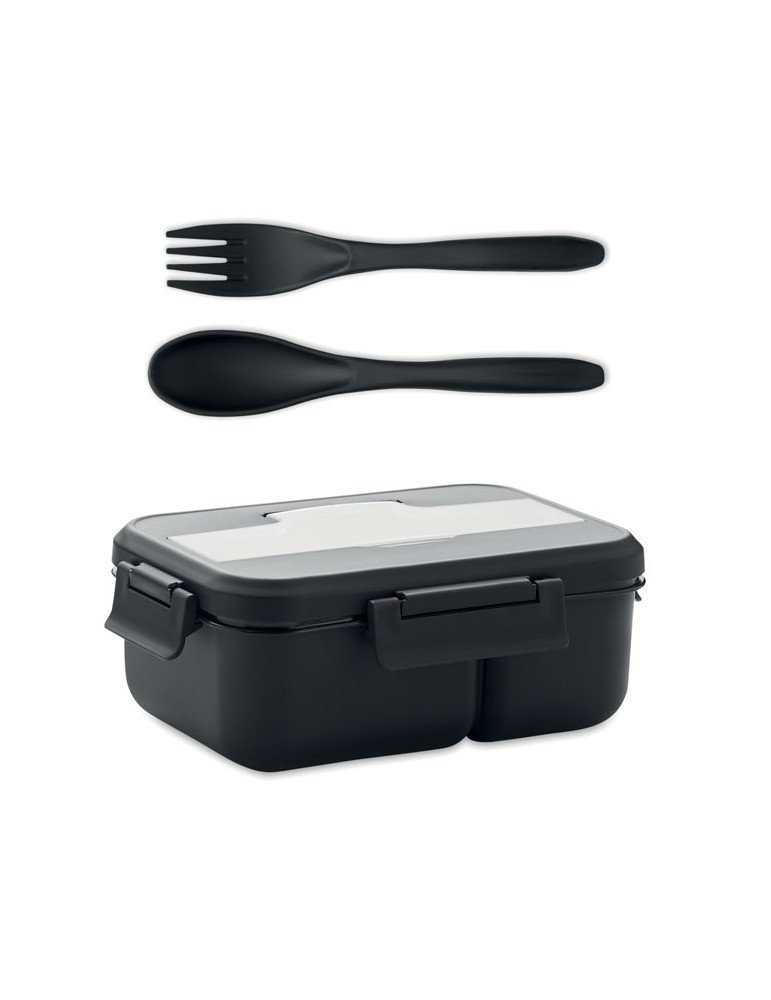 Lunch Box en PP Personnalisée avec Couverts - Idéale pour les Repas
