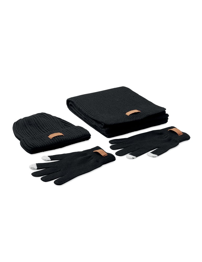 Set d'Hiver en RPET 3 pièces Personnalisé pas cher