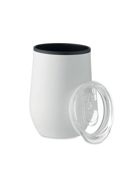 Tasse Double Paroi Incassable 350 ml Personnalisée pas cher