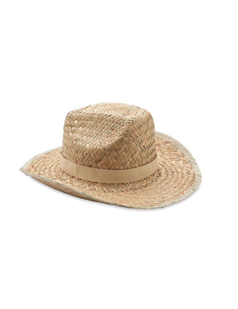 Chapeau cow-boy en paille TEXAS publicitaire