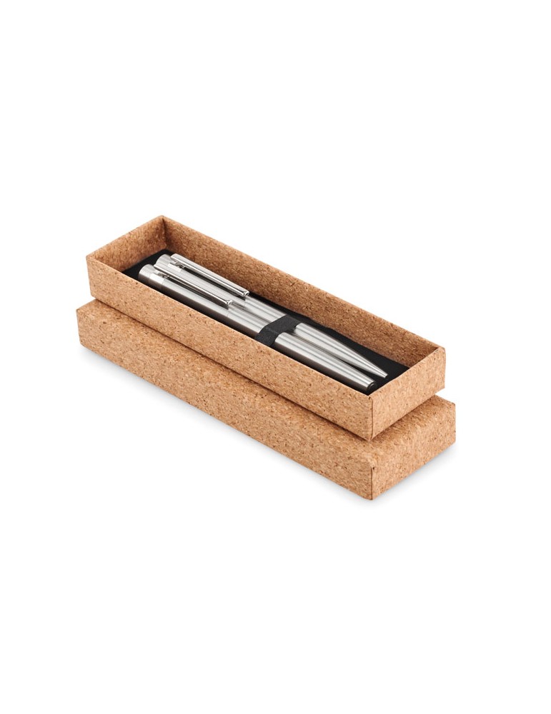 Stylos en Acier Inox Recyclé | GRAZ SET pas cher