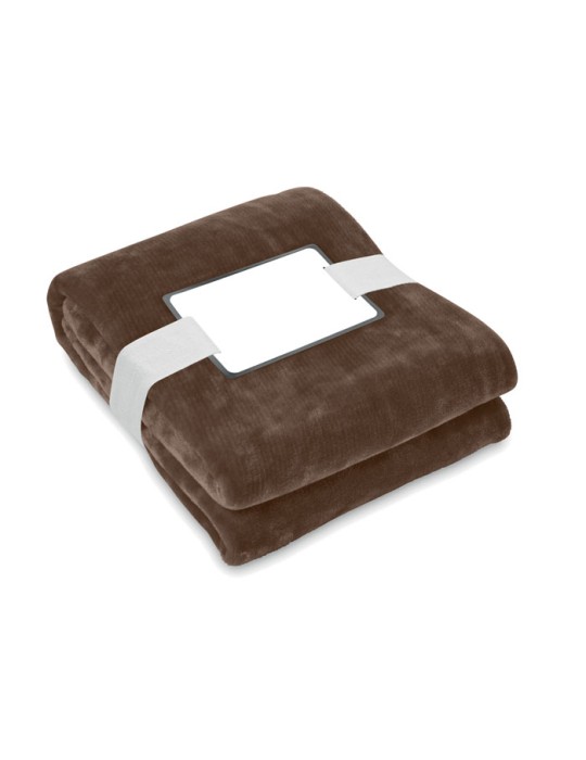 Couverture Polaire Personnalisée RPET LOGAN - Confortable