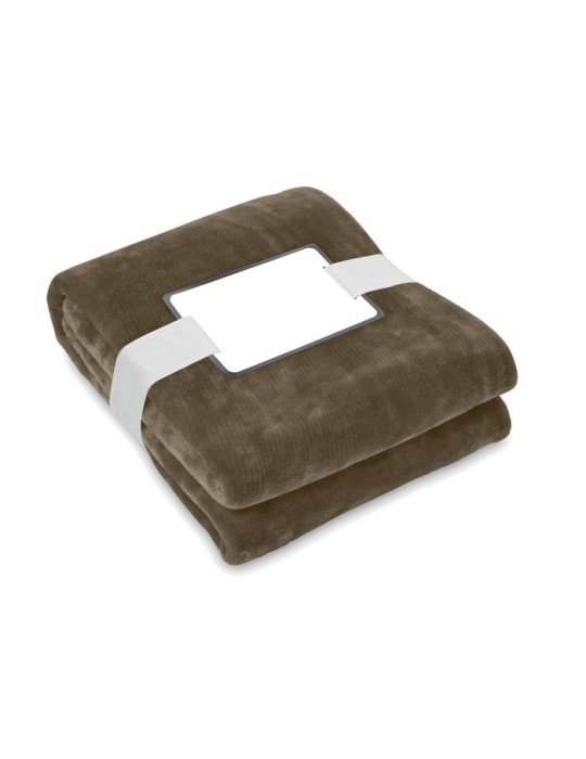 Couverture Polaire Personnalisée RPET LOGAN - Confortable