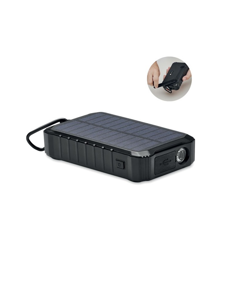 Powerbank Solaire Personnalisée 8000mAh | Chargeur Économique