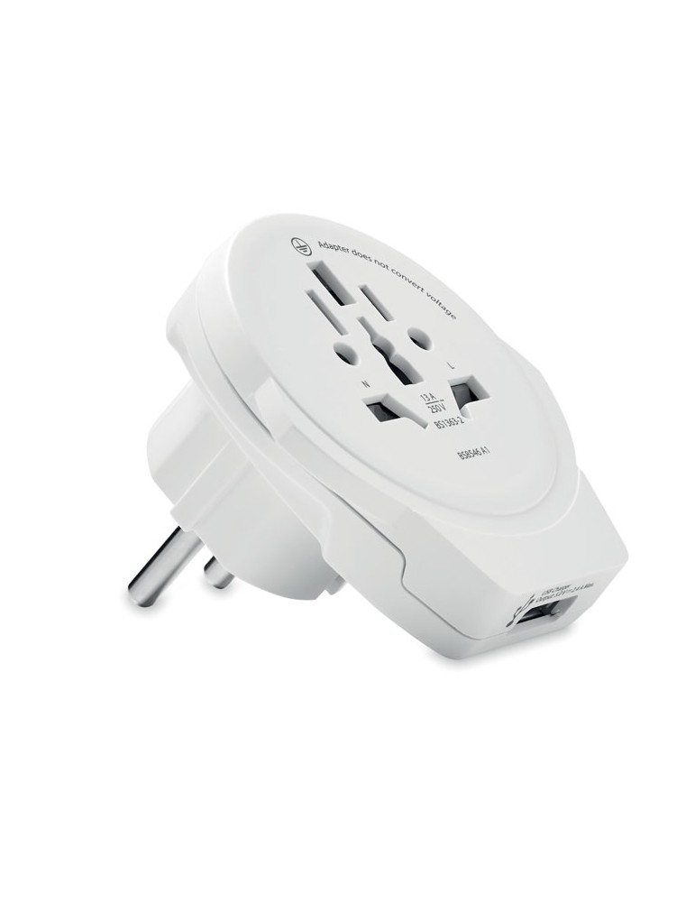 Adaptateur Personnalisé pas cher - Skross : Chargez partout en Europe
