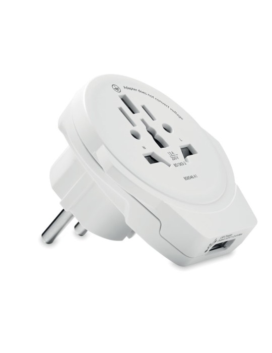 Adaptateur Personnalisé pas cher - Skross : Chargez partout en Europe