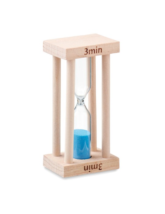 Sablier en Bois Personnalisé 3 min - Accessoire Maison Chic Économique