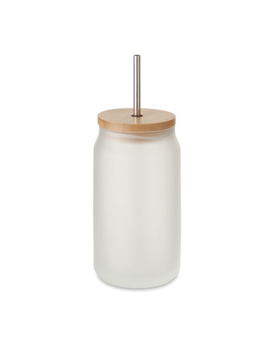 Pot Mason Sublimation 400 ml - Cadeau d'Entreprise Personnalisé