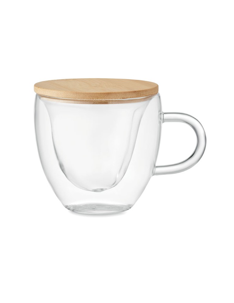 Tasse en Borosilicate Double Paroi Personnalisée | Élégance et Fonctionnalité