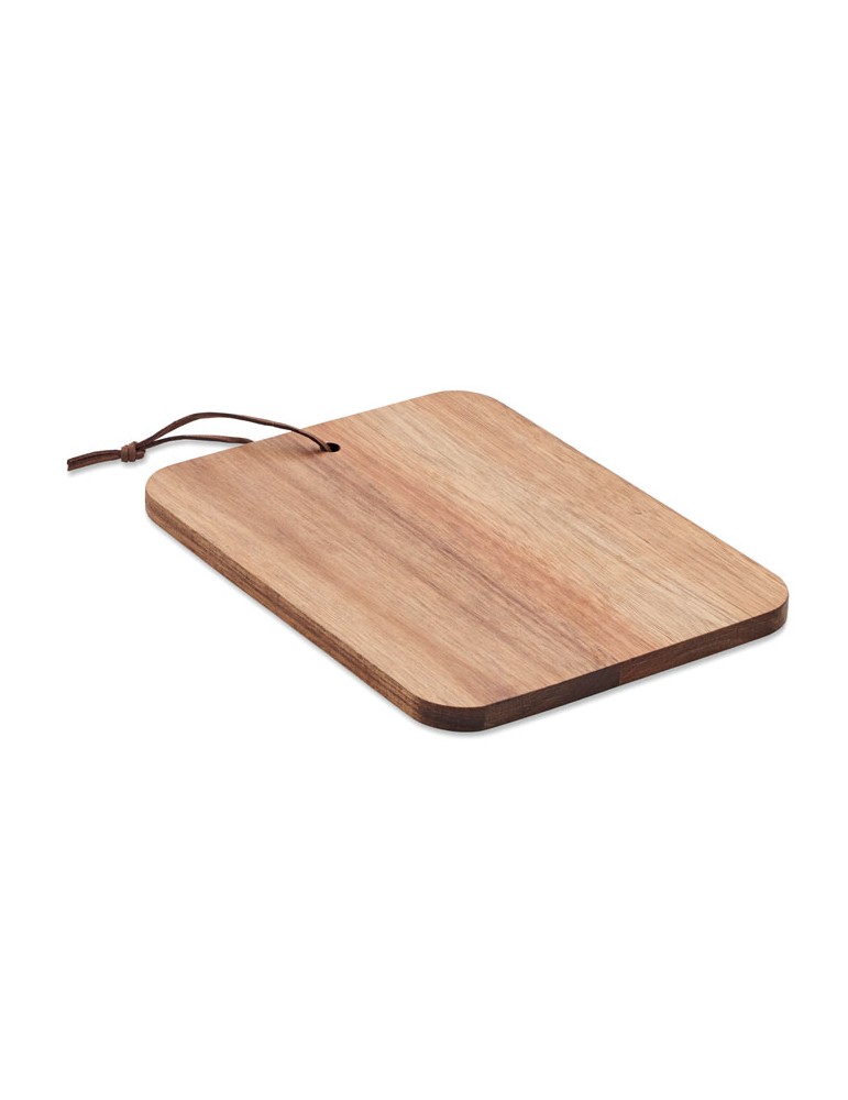 Planche à découper en bois d'acacia Personnalisée SERVIRO - Pas Cher