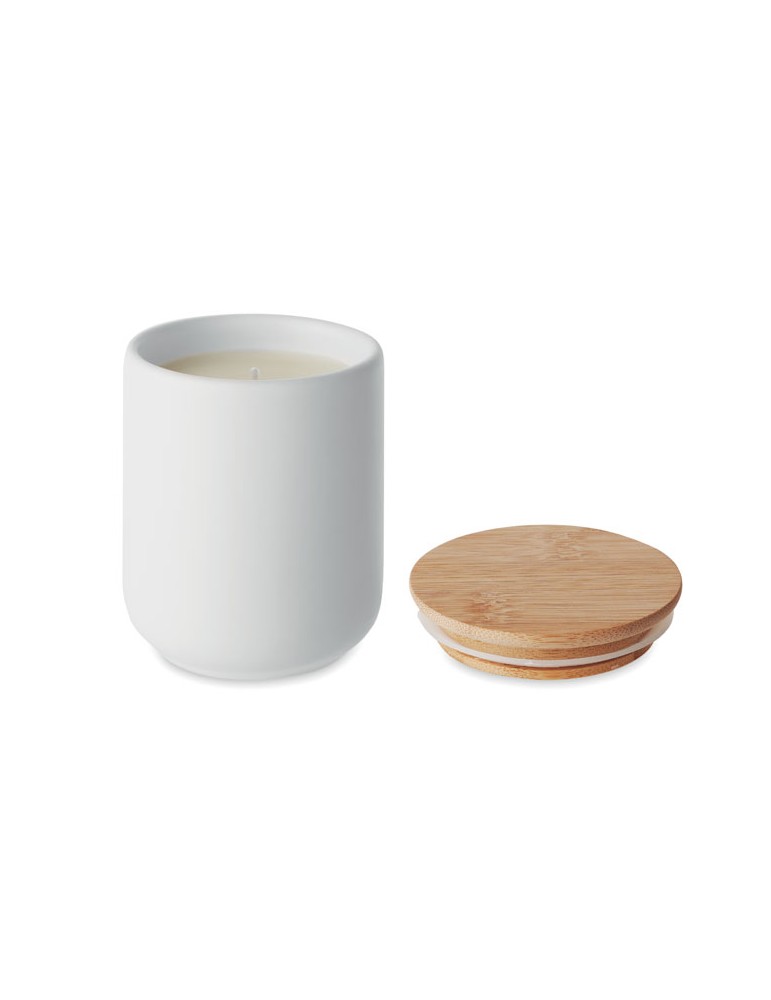 Bougie Végétale Personnalisée 200g - Fraîcheur de Lin Pas Cher