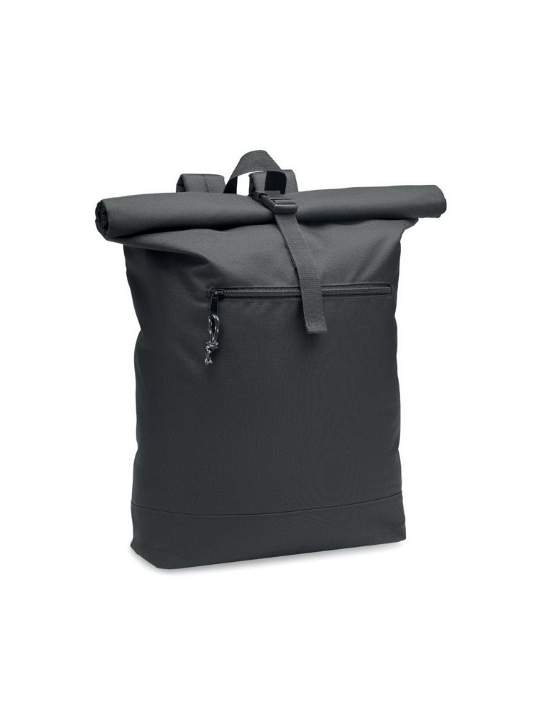 Sac à dos enroulable RPET 600D - Pratique et Personnalisé